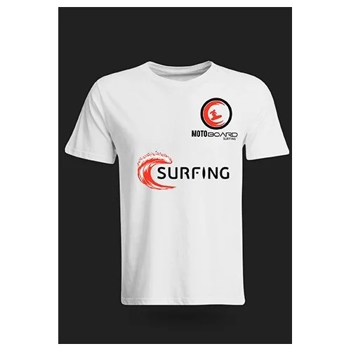 Motoboard Camiseta Blanca Surfing