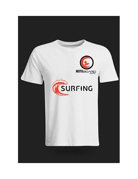 Motoboard Camiseta Blanca Surfing