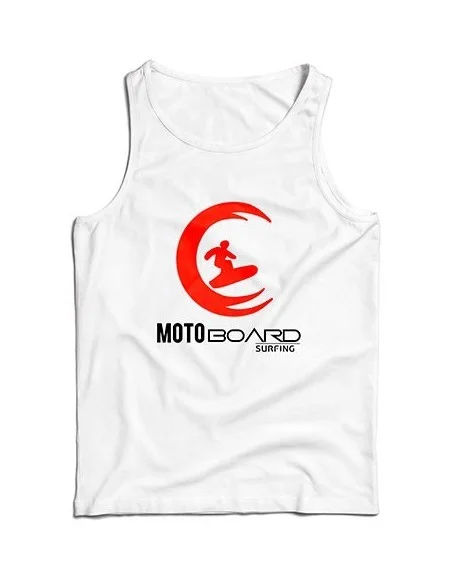 Motoboard Camiseta Tirantes Blanca