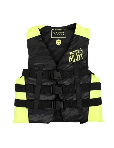 Chaleco para niño Jetpilot Cause Kids ISO 50N Amarillo