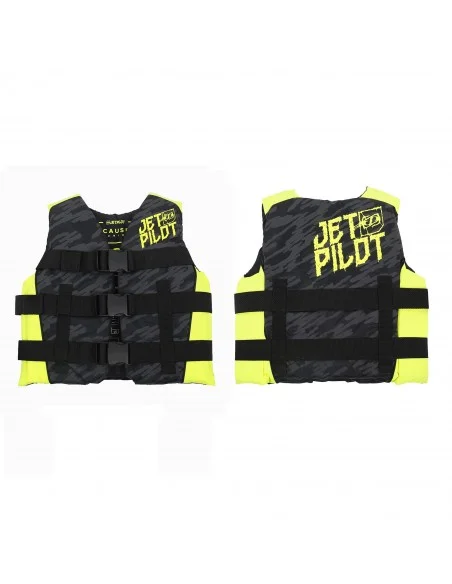 Chaleco para niño Jetpilot Cause Kids ISO 50N Amarillo