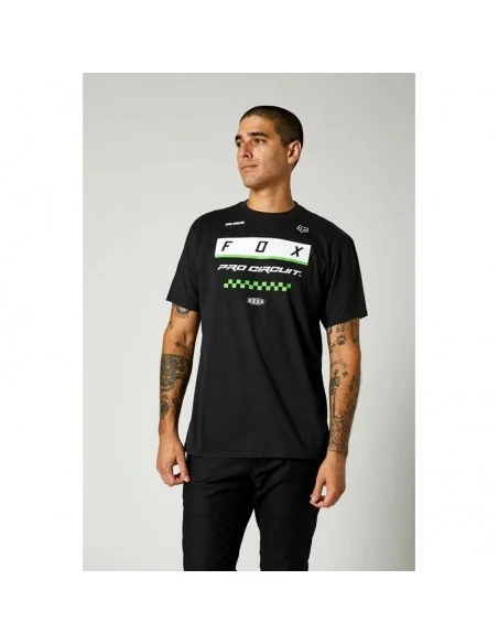 Camiseta Básica Fox Pro Circuit Block Black