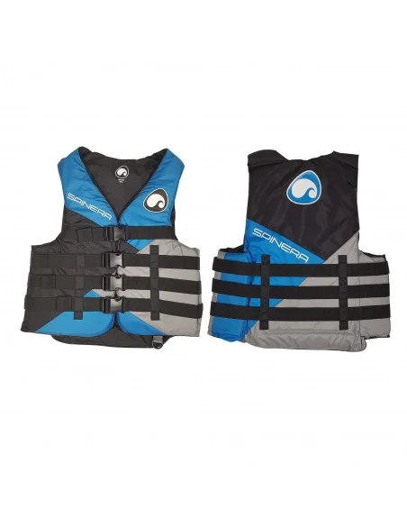 Chaleco salvavidas Spinera Deluxe 4 hebillas nylon azul