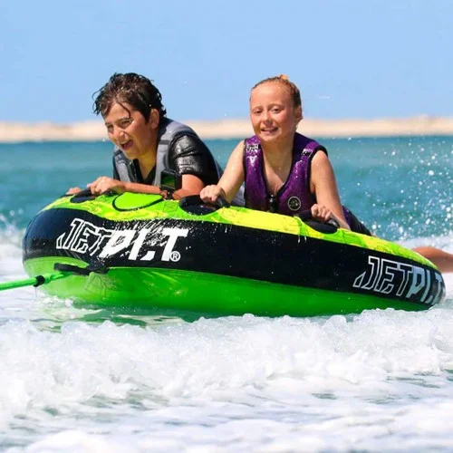 Arrastrable Jetpilot Gripper 2 Round 58" Green/Yellow – vista 1