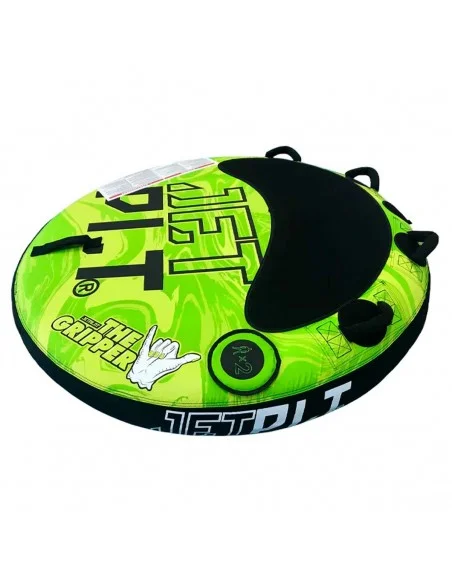 Arrastrable Jetpilot Gripper 2 Round 58" Green/Yellow – vista 3