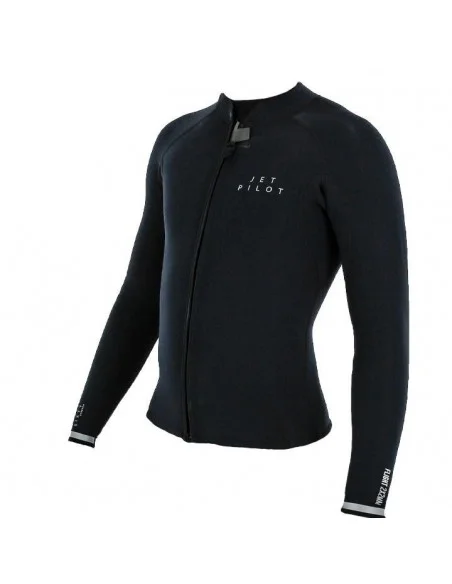 Chaqueta de neopreno Jetpilot Flight 2X2 LS FZ Black