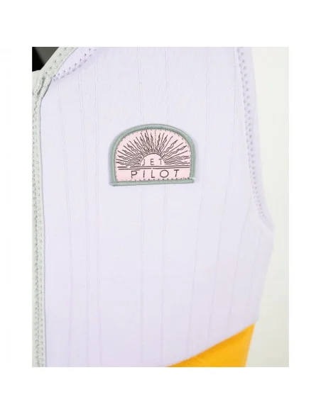 Chaleco para mujer Jetpilot Sina Fuchs X1 F/E Neo Vest wms Purple/Mustard