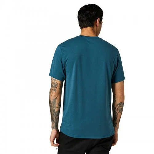 Camiseta Técnica Fox Clean Up Azul