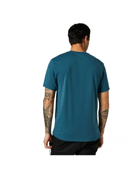 Camiseta Técnica Fox Clean Up Azul