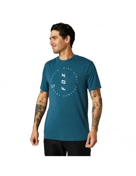 Camiseta Técnica Fox Clean Up Azul