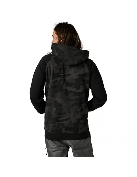 Sudadera con Cremallera Fox Badler Black Camo