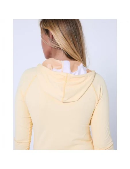Sudadera Jetpilot Zahra L/S Ladies Hooded Rashie Yellow