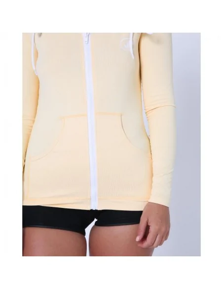 Sudadera Jetpilot Zahra L/S Ladies Hooded Rashie Yellow