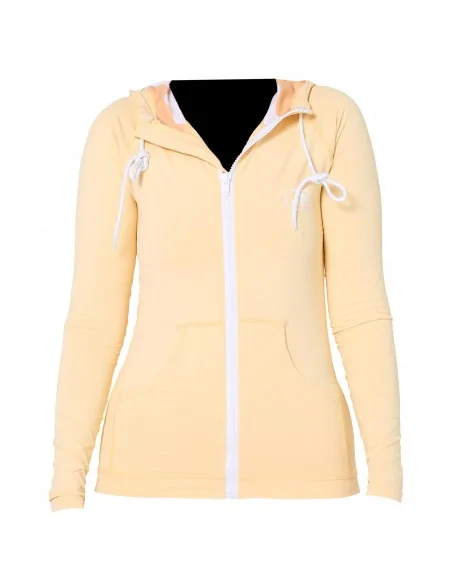 Sudadera Jetpilot Zahra L/S Ladies Hooded Rashie Yellow