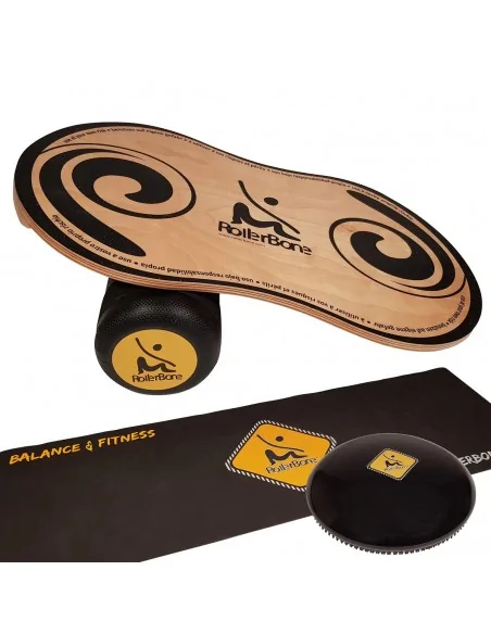 Tabla de equilibro RollerBone 1.0 Softpad Set más alfombra