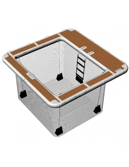 Piscina inflable para yates de lujo Yachtbeach Dropstitch