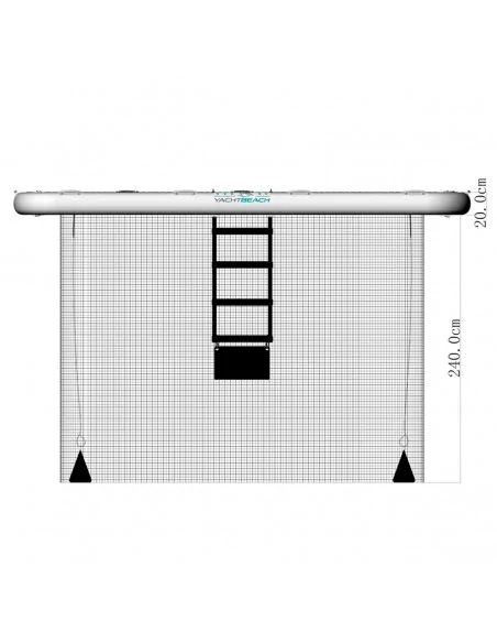 Piscina inflable para yates Yachtbeach Luxury 6x4m Dropstich