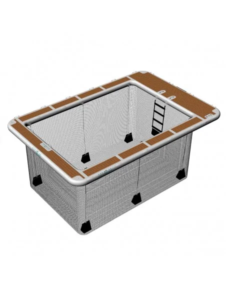 Piscina inflable para yates Yachtbeach Luxury 6x4m Dropstich