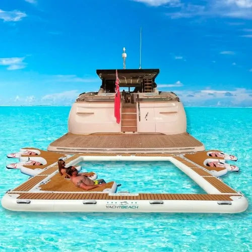 Piscina inflable para yates... Piscina inflable para yates...