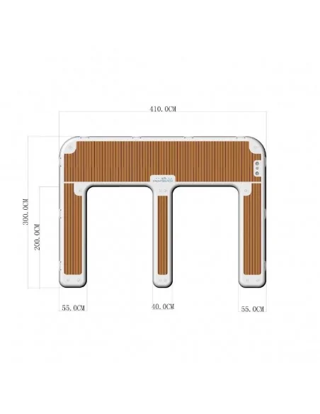 Muelle Individual Yachtbeach para JetSki 4x3m