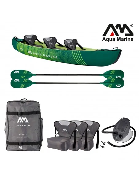 Kayak hinchable triple Aqua Marina Ripple-370