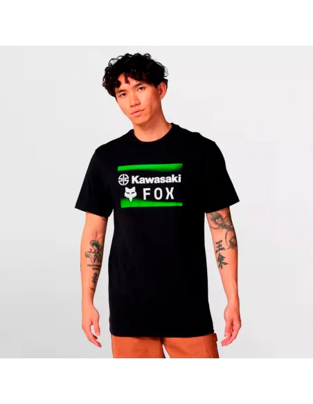 Camiseta Fox X Kawasaki Prem SS Tee Black