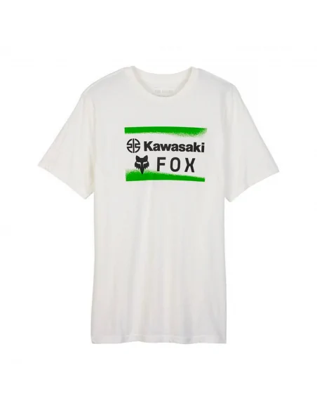 Camiseta Fox X Kawasaki Prem SS Tee White