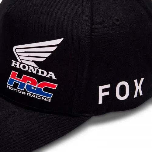 Gorra Fox X Honda Flexfit Negra