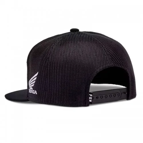 Gorra Fox X Honda Snapback Black