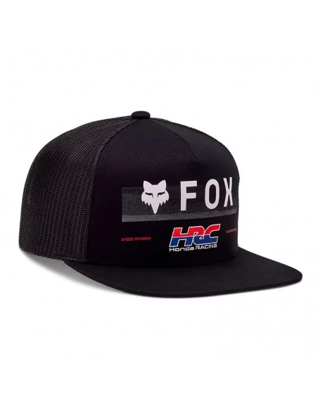 Gorra Fox X Honda Snapback Black