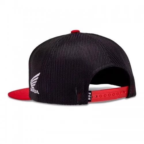 Gorra Fox X Honda Snapback Black Red