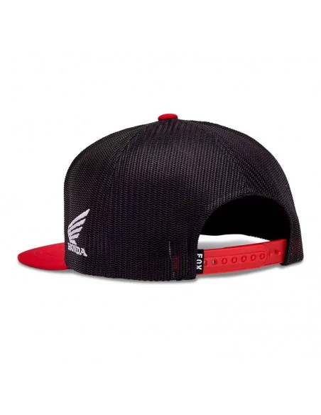 Gorra Fox X Honda Snapback Black Red