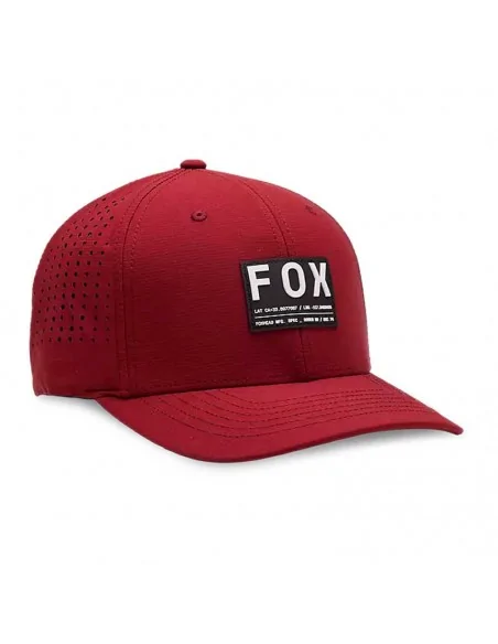 Gorra Fox Non Stop Tech Flex fit Rojo Escarlata