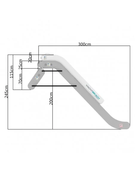 Tobogán inflable para Barcos Magic Yachtbeach 460-540cm