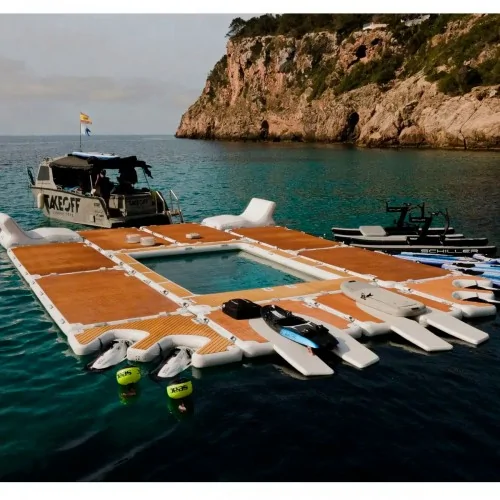 Muelle rampa inflable para Foil...