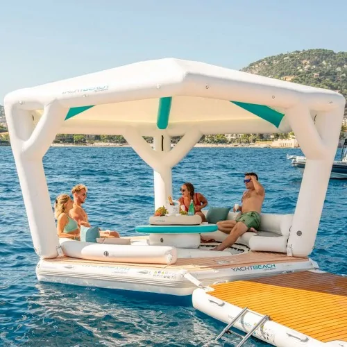 Plataforma inflable para barcos... Plataforma inflable para barcos...