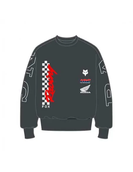 Sudadera Fox Honda Oversized Fleece Crew Dark Shadow