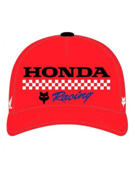 Gorra Fox con Ajuste Flexible Honda Red