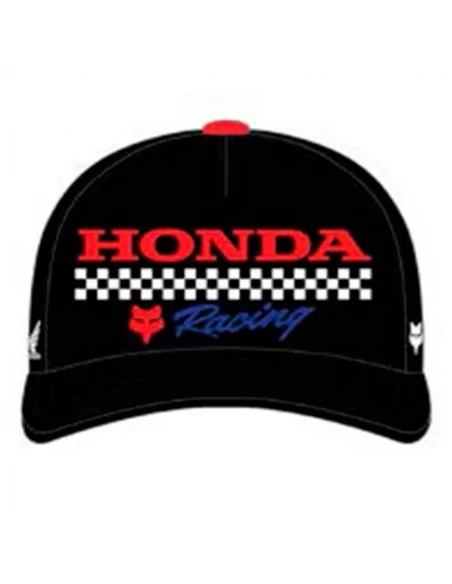 Gorra Fox con Ajuste Flexible Honda Black