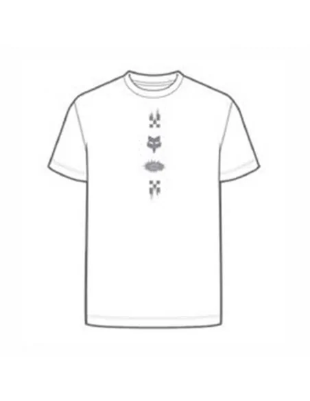 Camiseta Fox Checkered SS Prem Tee Optic White