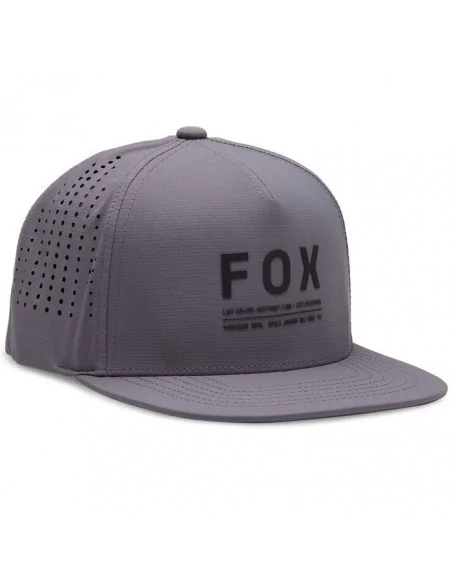 Gorra Fox Non Stop Tech Snapback Steel Grey
