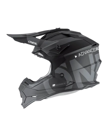 Casco O'Neal 2SRS SLICK Negro/Gris