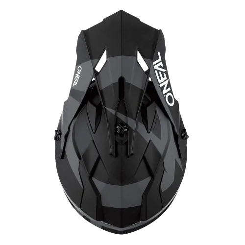 Casco O'Neal 2SRS SLICK Negro/Gris