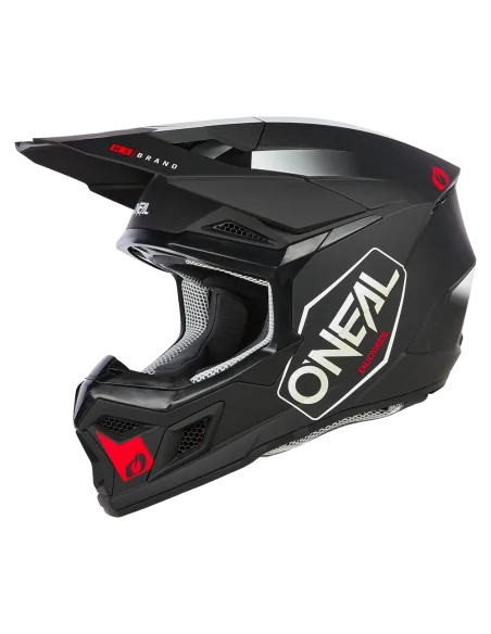 Casco O'Neal 3SRS HEXX Black/White/Red