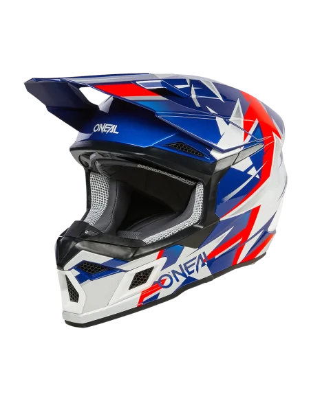 Casco O'Neal 3SRS RIDE Blue/White/Red