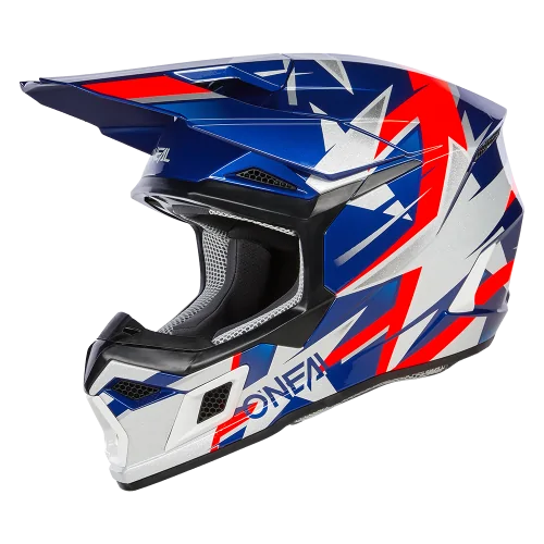 Casco O'Neal 3SRS RIDE Blue/White/Red