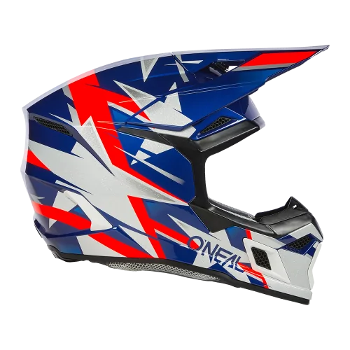 Casco O'Neal 3SRS RIDE Blue/White/Red