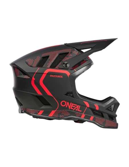 Casco O'Neal BLADE Polyacrylite STRIKE Negro/Rojo
