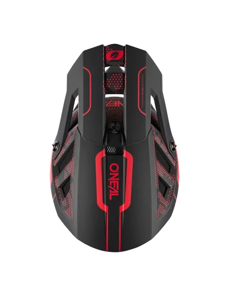Casco O'Neal BLADE Polyacrylite STRIKE Negro/Rojo