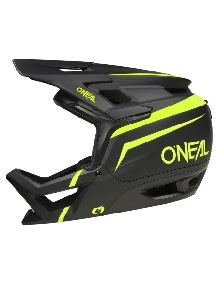 Casco O'Neal TRANSITION FLASH Negro/Amarillo Neón